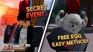 NEW THE HUNT UPD + FREE EGG EASY METHOD + SECRET LIVE EVENT  The Strongest Battlegrounds