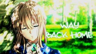 AMV Way Back Home - SHAUN feat. Conor Maynard Anime mix lyric