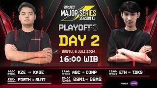 CODM Major Series Season 11 - Playoff Day 2 l Garena Call of Duty® Mobile Indonesia