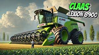 CLAAS LEXION 8900 Harvesting in Northern UK  Ultimate Farm Efficiency