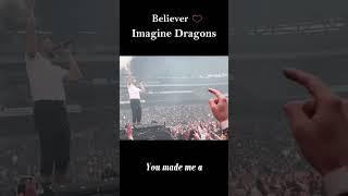 Believer • Imagine Dragons #believer #lyrics #music #fyp #imaginedragonslive #tiktok #live