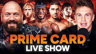 KSI vs Tommy Fury & Logan Paul vs Dillon Danis  PRIME CARD LIVE