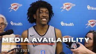 OKC Thunder Full Media Availability  Coach Daigneault + Lu Dort + JDub  Practice  April 10 2023