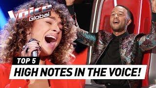 OUTSTANDING HIGH NOTES in The Voice