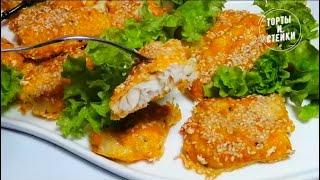 Самое вкусное рыбное филе. Рыба в кляре в духовке.