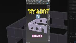 How to Build a room in 2 minutes  3ds Max  Vray