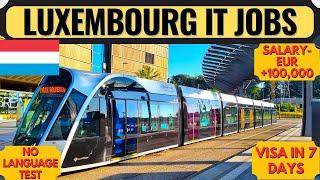 Luxembourg Country Work Visa 2024  Luxembourg IT Jobs  Luxembourg  Europe  Dream Canada