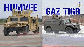 Best 4x4 military vehicle US Humvee vs Russias GAZ Tigr