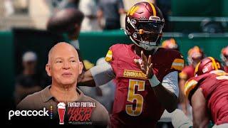 Jayden Daniels could end up a top 5 fantasy quarterback  Fantasy Football Happy Hour  NFL on NBC