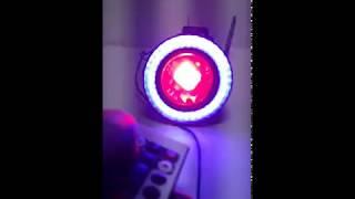 Foglamp Angel Eyes RGB Remote  Multi Color Banyak Mode Nyala