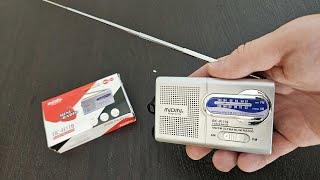 Unboxing BC-R119 Radio AM FM mini portable radio from AliExpress