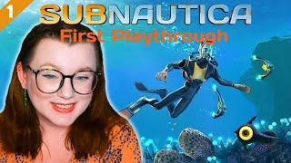 1 FIRST BLIND PLAY OF SUBNAUTICA - The Quest For Cave Sulphur