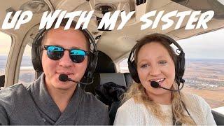 Flying with my favorite Female Pilot  Chicago Views in the Piper Warrior