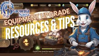 Draconia Saga Equipment Upgrade Resources & Tips