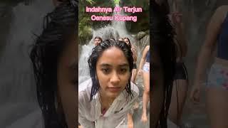 Indahnya Air Terjun Oenesu Kupang  Gadis2 Pamer Skill dan Kem0lek4n