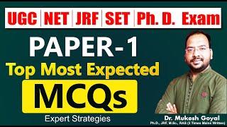 UGC NET -JRF PAPER-1 Most Expected Concepts II By Dr Mukesh Goyal