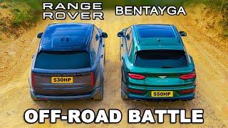 New Range Rover V8 v Bentley Bentayga OFF-ROAD BATTLE