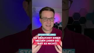 #Storytelling Du brauchst einen Helden Aber Du bist es nicht #marketing #shorts