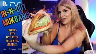 In-N-Out Eating Show With Romi Rain Before A Twitch Stream *Mukbang*