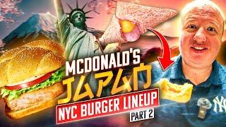 First Time Trying Mcdonalds Japan New York Burger Part 2