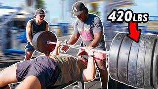 Biggest BENCH PRESS Wins $500 vs SUBSCRIBERS