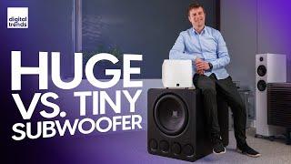 Huge vs. Tiny Subwoofer  Why You Need A Subwoofer for Home Theater Music