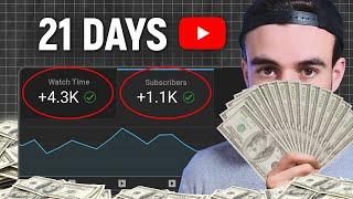 How to Get 1k Subs & 4k Watch Hours In 21 Days