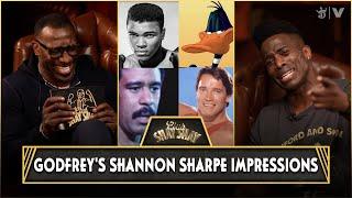 Godfreys Spot-On Impressions Shannon Sharpe Daffy Duck Schwarzenegger Biden Ali Pryor & MORE