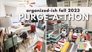 Purge-A-Thon Fall 2023  How To Declutter Your House In 5 Days & Stay Motivated To Keep Up The Habit