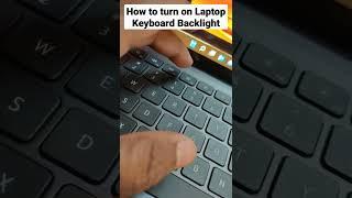 How to Turn on Laptop Keyboard Backlight⌨️