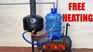Why do few people know these techniques of plumbers Heating idea with water heater and empty bottle