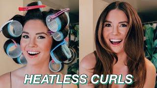 Heatless Curls Tutorial + Pump Hair Growth Review