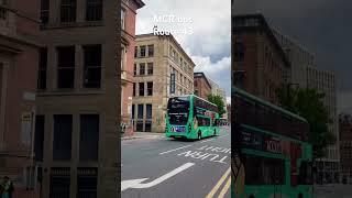 Manchester Electric Bus route 43 to Aiport at princess street #buses #manchester #uk #bus