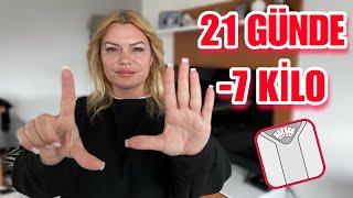 21 GÜNDE 7 KİLO  BEKLENEN DİYET VİDEOSU. Kilo verme