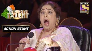 Judges को यह Act क्यों लगा Disgusting?  Indias Got Talent Season 4  Action Stunt
