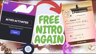 Free Discord Nitro  DISCORD IS GIVING AWAY FREE NITRO WORKING 2024