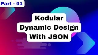 Kodular Dynamic Design With JSON Part 01  Kodular Bangla