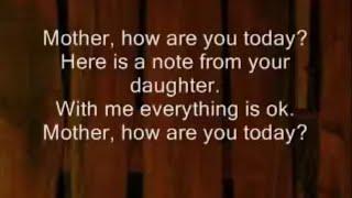 Mother How Are you Today Lyric with Lyric Maywood