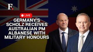 LIVE  Olaf Scholz  Receives Australian PM Albanese With Military Honours