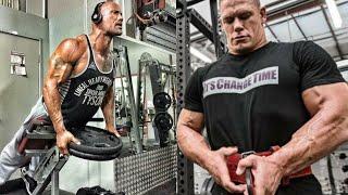 Dwayne The Rock Johnson vs John Cena - Workout Motivation