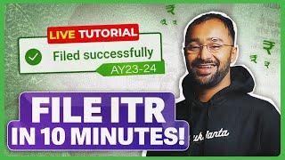 How to file ITR AY2023? ITR filling TUTORIAL for SALARIED EMPLOYEES  Income Tax Return  ITR 1