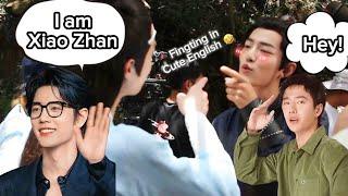 Xiao Zhan VS Wang Yibo  Speaking English  #wangyibo#xiaozhan#theuntamed#yizhan#cdrama#english