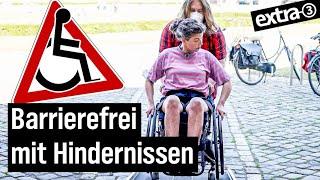 Realer Irrsinn Rollstuhl-Rampe der Uni Münster  extra 3  NDR