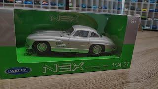 UNBOXING Welly 124 Scale Model - Mercedes Benz 300 SL