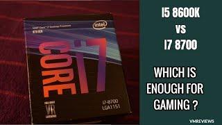 i5 8600k vs i7 8700 non-k Tested in 15 games   2018