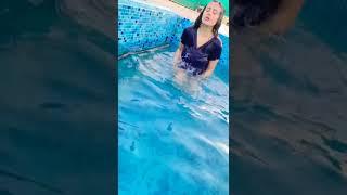 Swimming Pool Hot boob Priya Maggo  #shorts