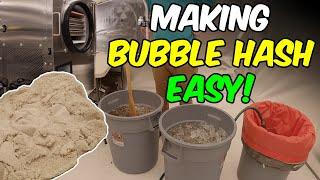 Making the BEST BUBBLE HASH using a FREEZE DRYER HOW TO TUTORIAL