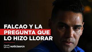 Radamel Falcao y la pregunta que lo hizo llorar