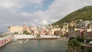 La passeggiata Anita Garibaldi a Genova Nervi