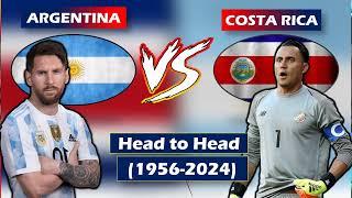 Argentina vs Costa Rica Head To Head All Match